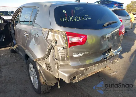 2013 Kia Sportage Lx из США, поврежденный, VIN KNDPB3A29D7445635